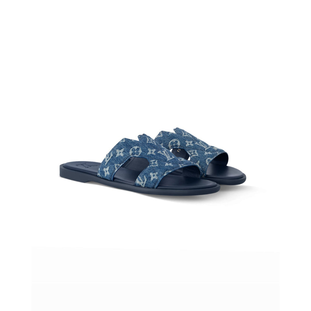 Dép Nam Louis Vuitton LV Oasis Mules 'Blue'