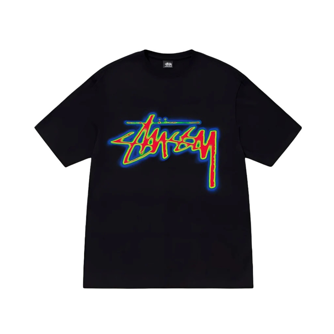 Stussy Thermal Stock Tee Black