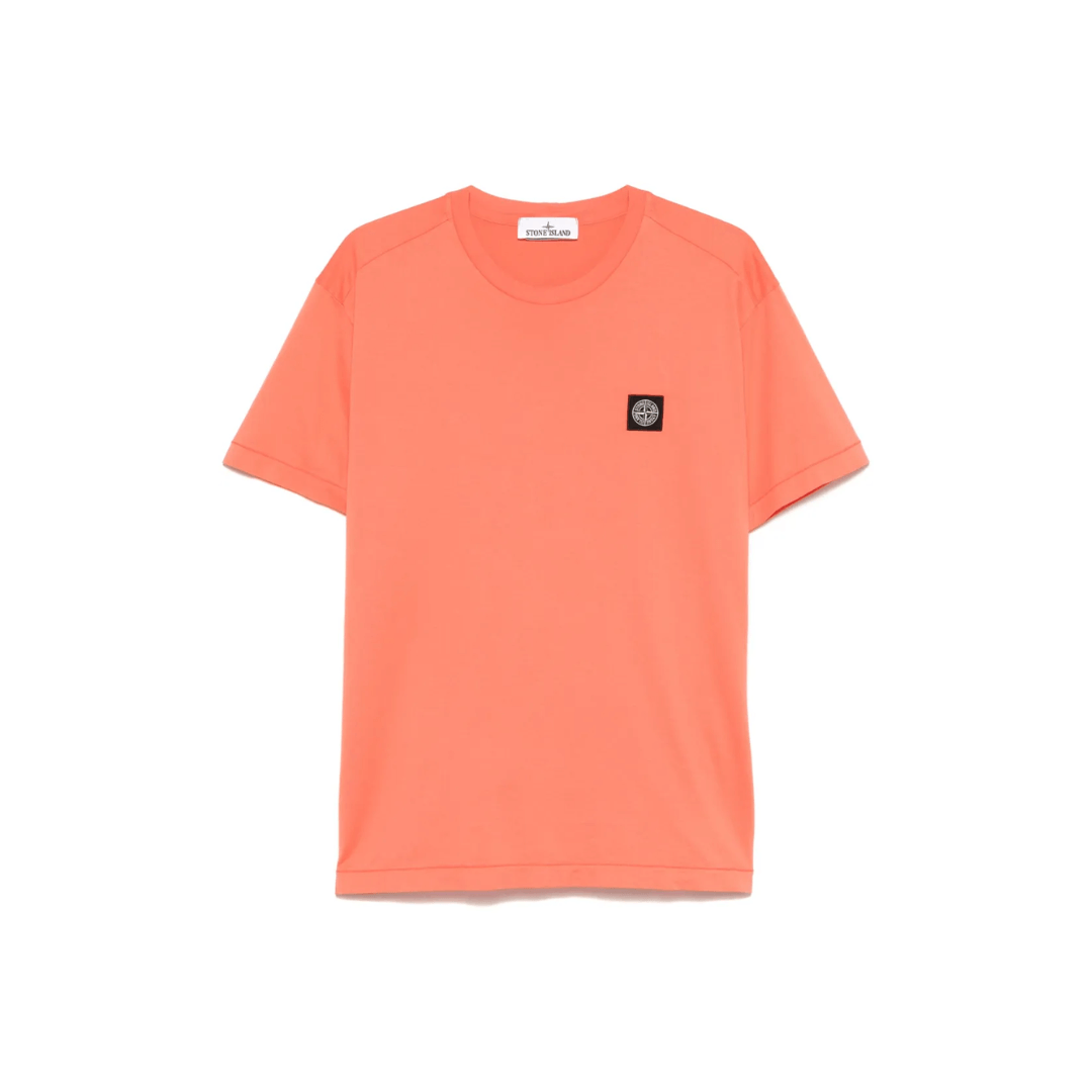 Stone Island Compass-motif Cotton T-shirt | Orange (Via Shipping Only)