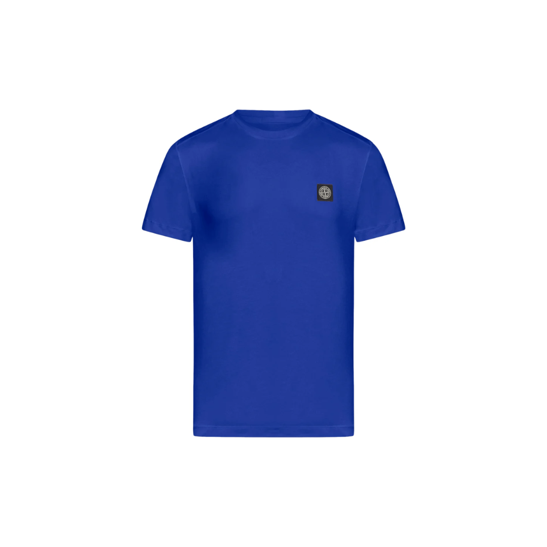 Stone Island Compass Patch Crewneck T-Shirt Bluette (Via Shipping Only)