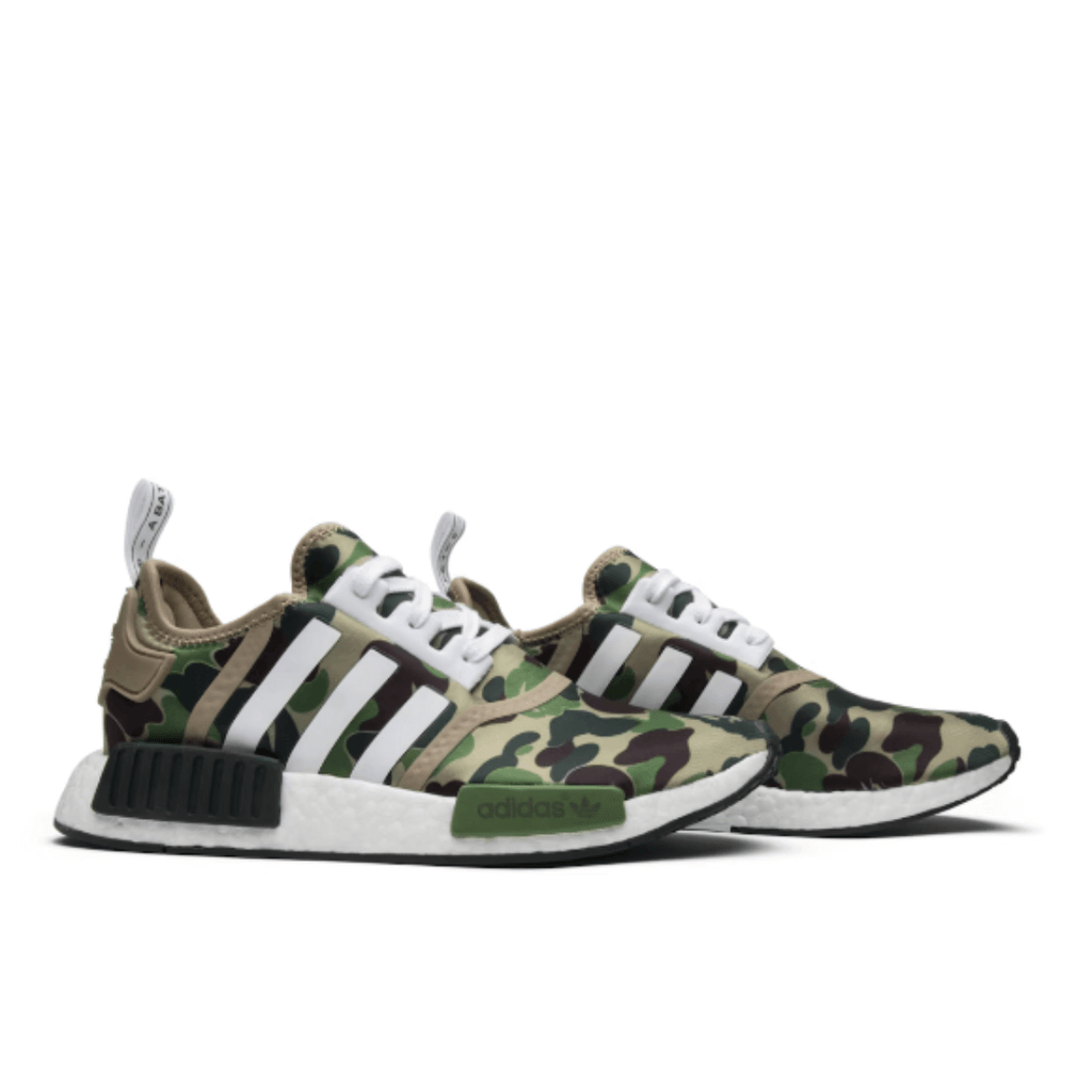 Adidas NMD R1 x Bape Olive Camo