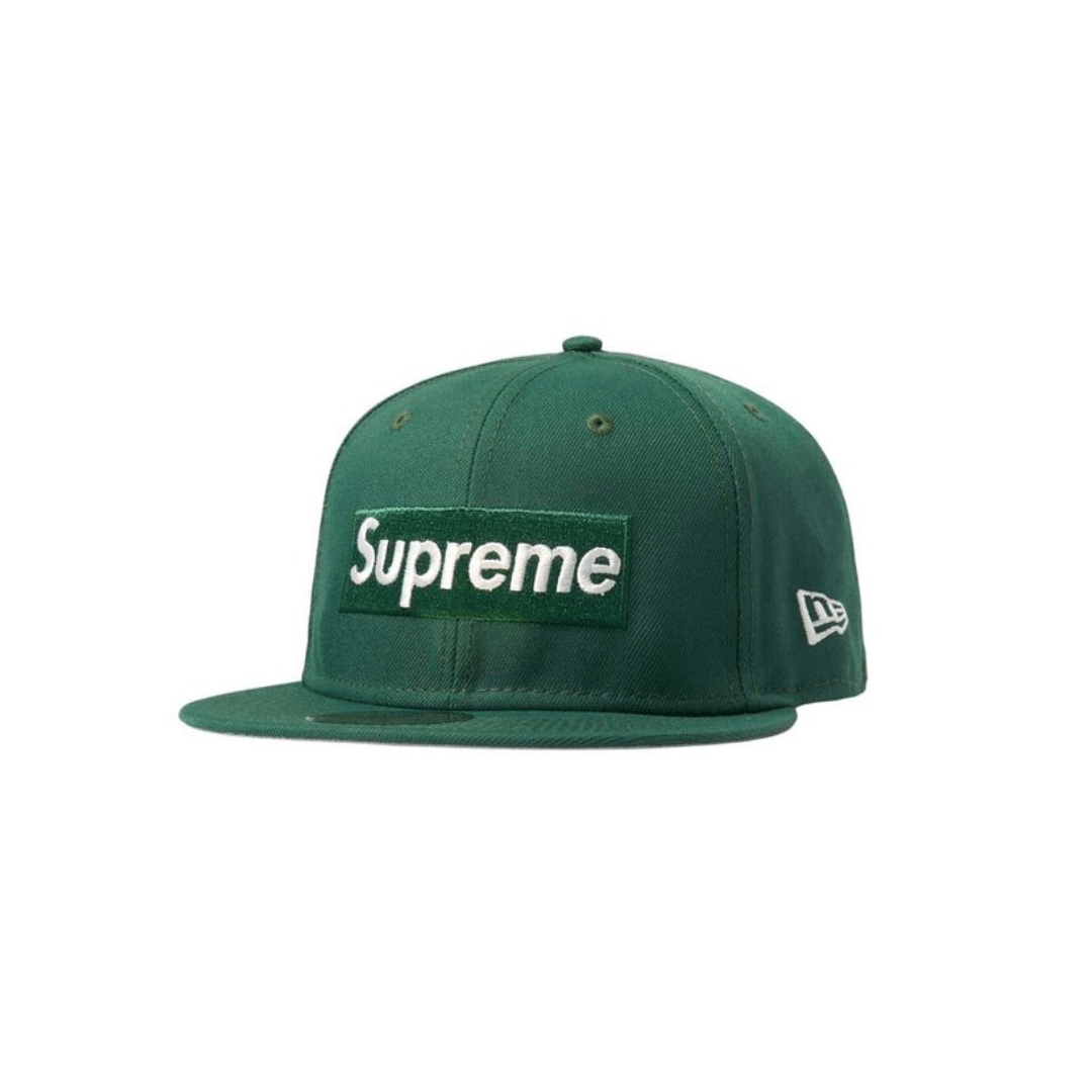 Supreme Money Box Logo New Era Dark Green