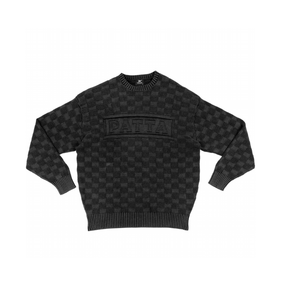Patta Purl Ribbed Knitted Sweatshirt