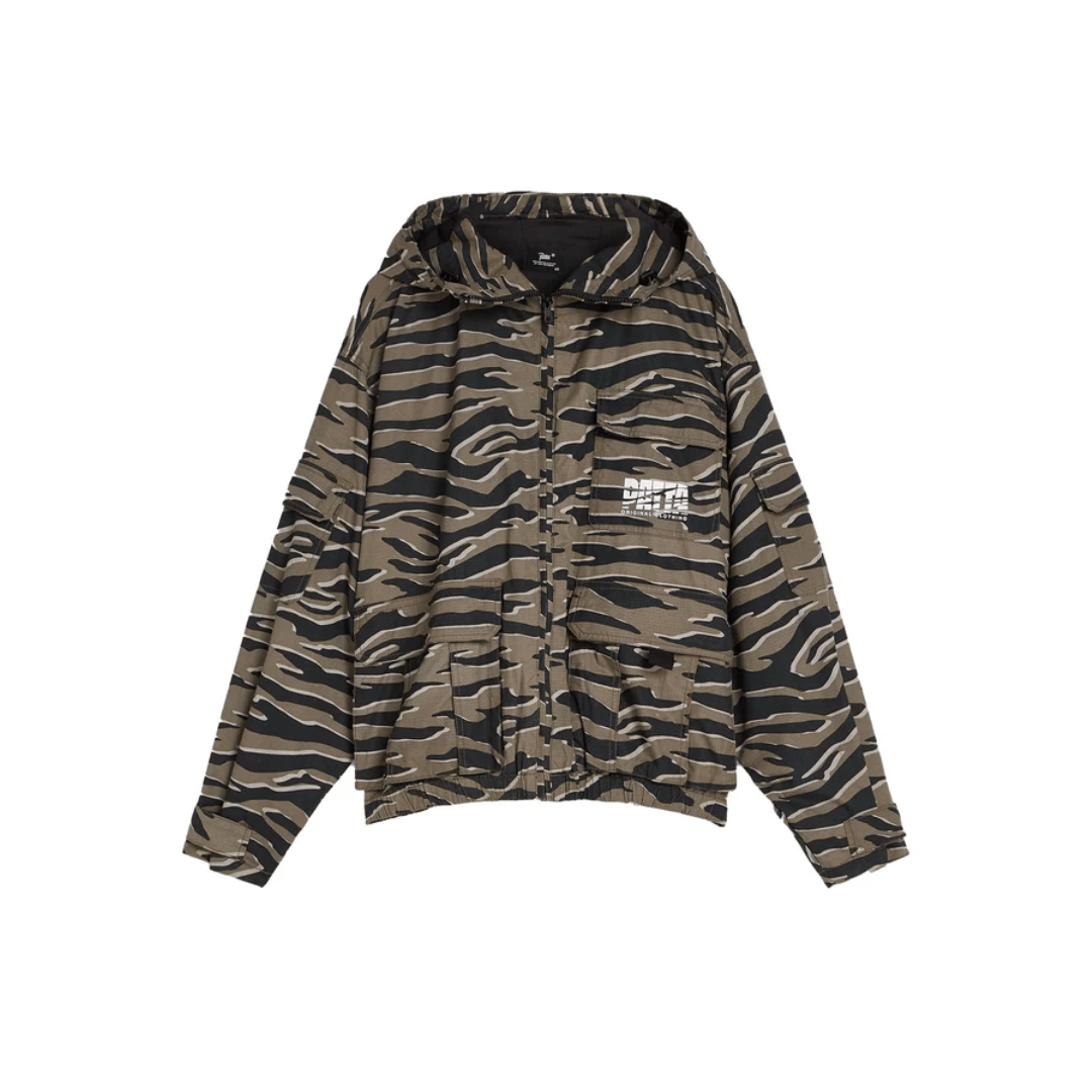 Patta Tiger Stripe Camo Ripstop Jacket