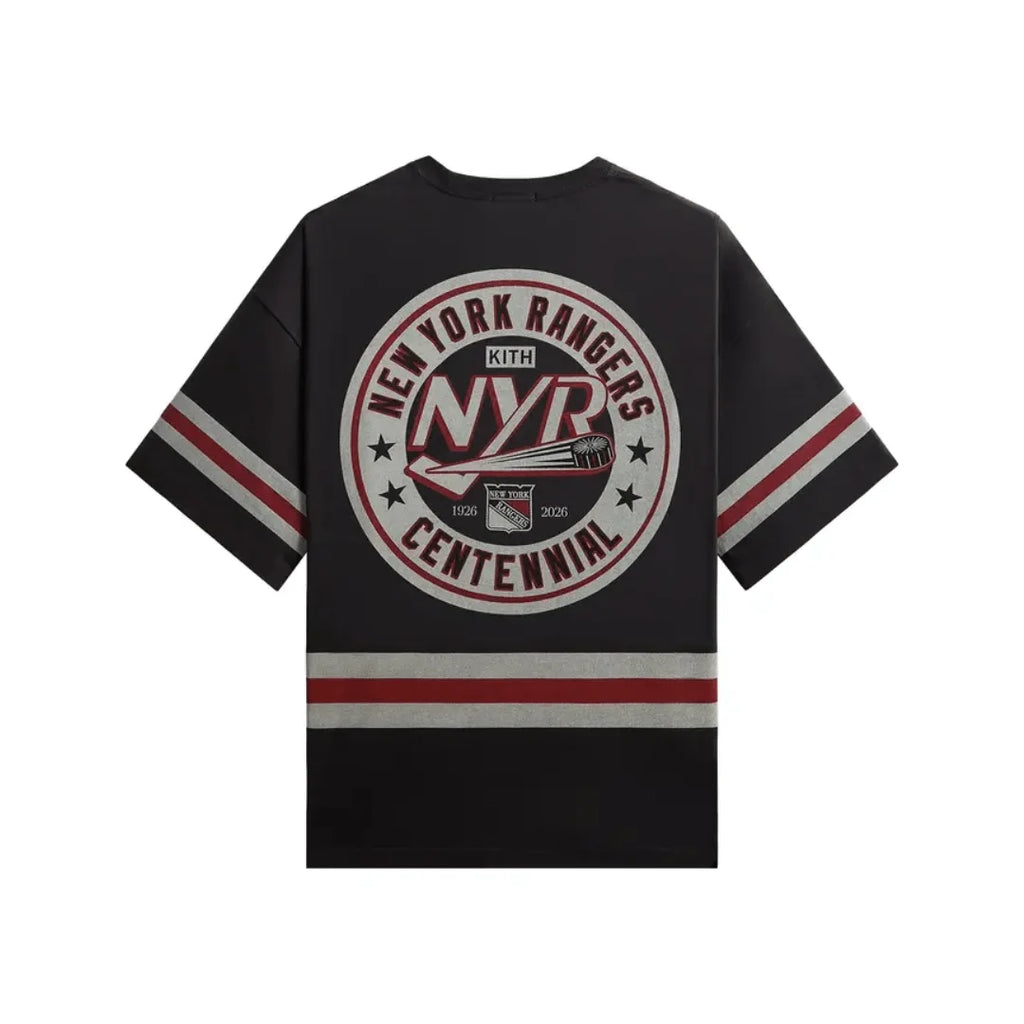 Kith For The New York Rangers Retro Centennial Bishop Tee