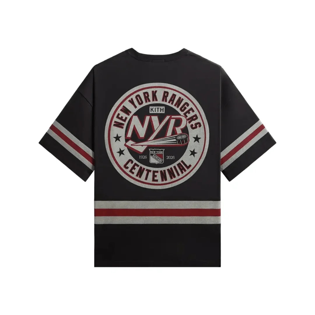 Kith For The New York Rangers Retro Centennial Bishop Tee