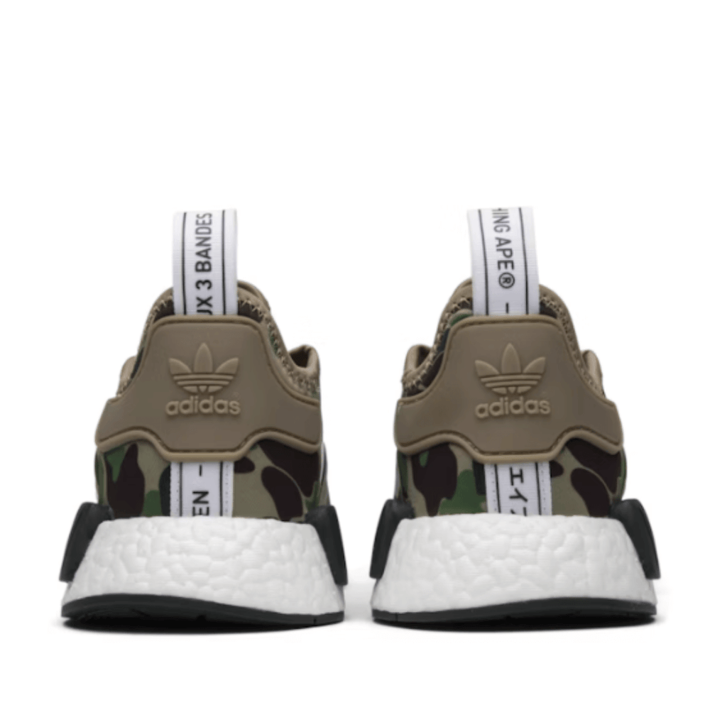 Adidas NMD R1 x Bape Olive Camo