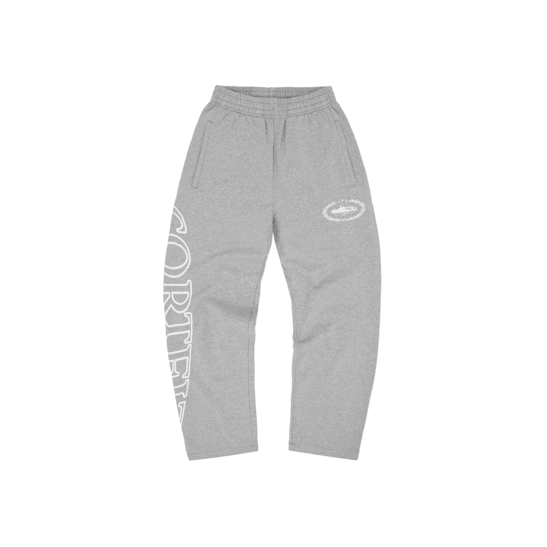 Corteiz Superior Royale Open Hem Pant (Heather Grey)