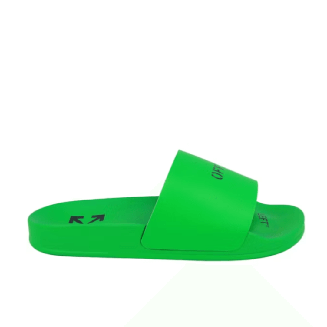 Offwhite Pool Slide Green
