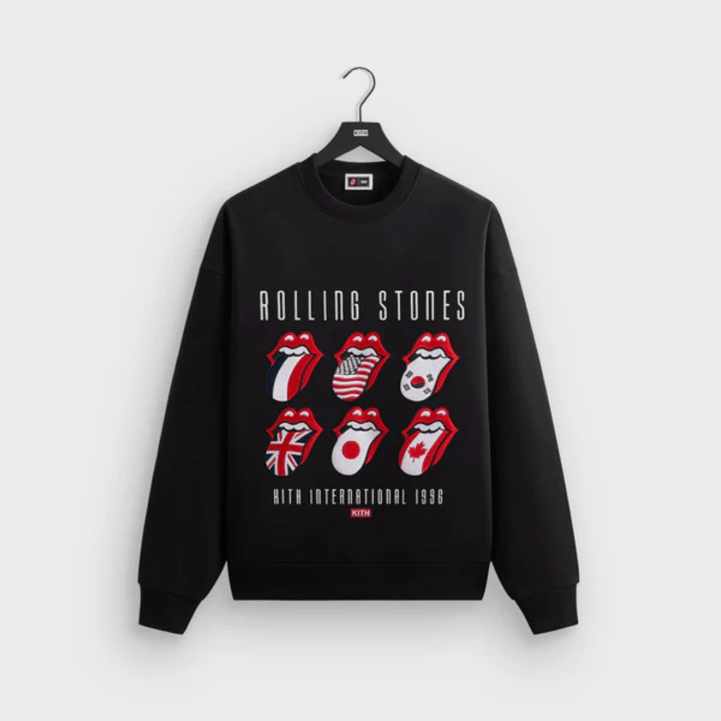 Kith for The Rolling Stones International 1996 Nelson Crewneck