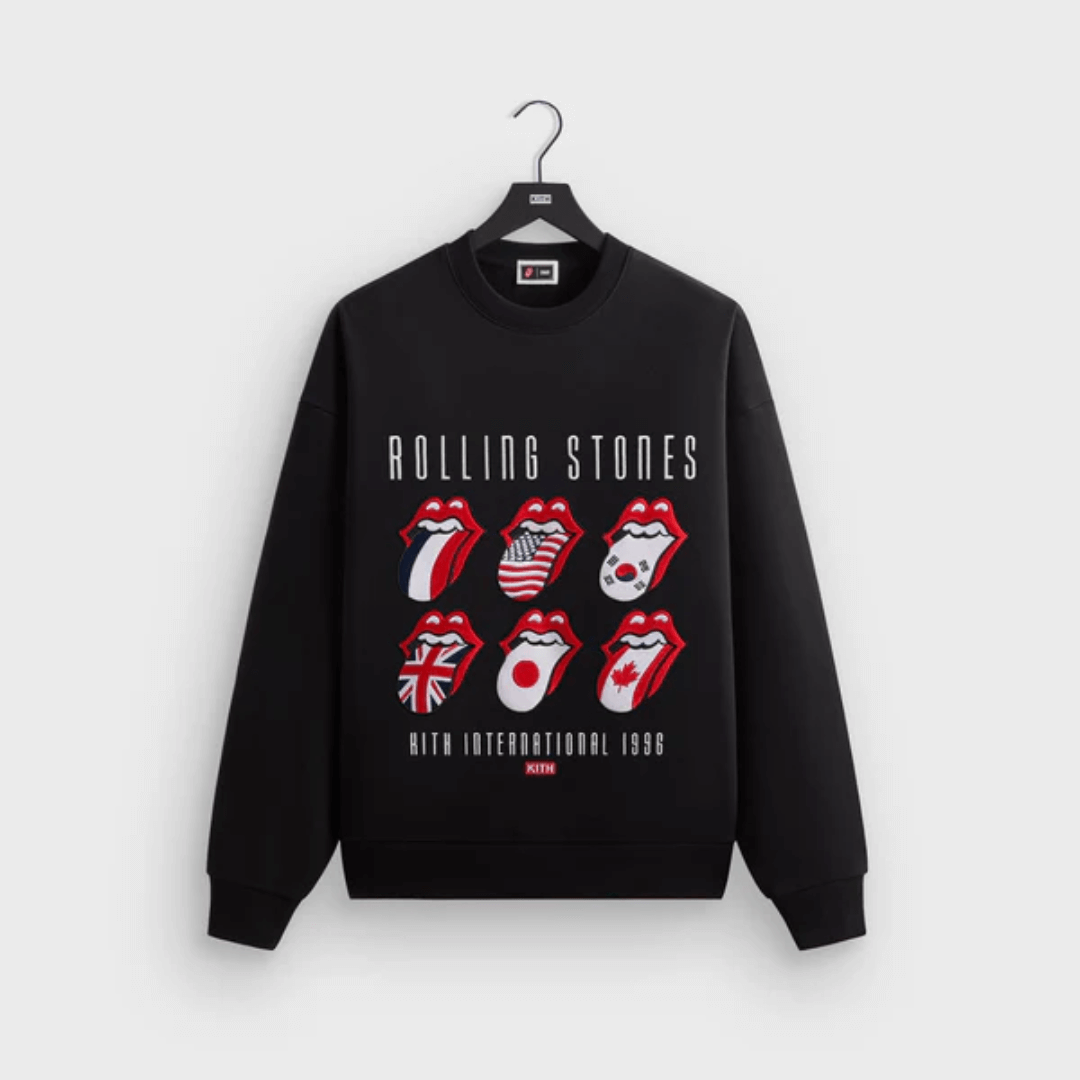 Kith for The Rolling Stones International 1996 Nelson Crewneck