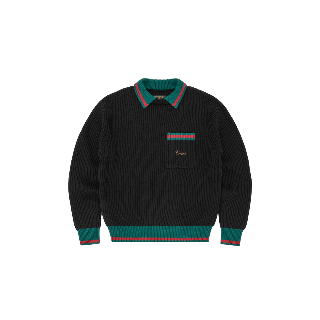 Corteiz Gianni Knit Polo Sweater