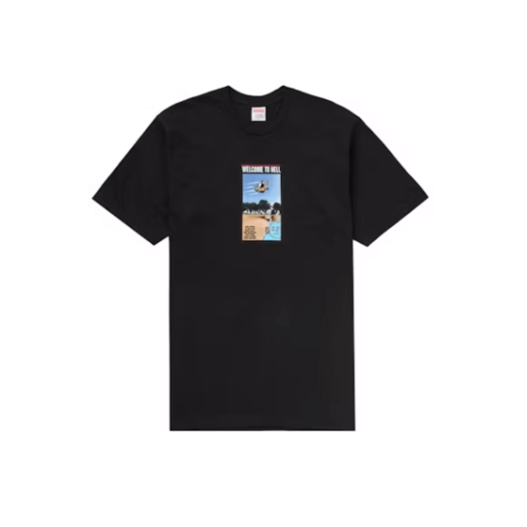 Supreme Toy Machine Welcome To Hell Tee Black