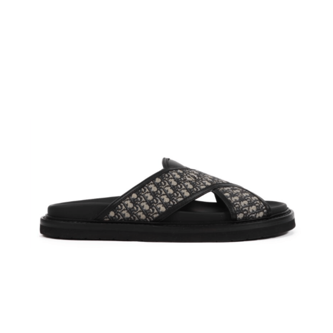Christian Dior Aqua Jacquard Sandals
