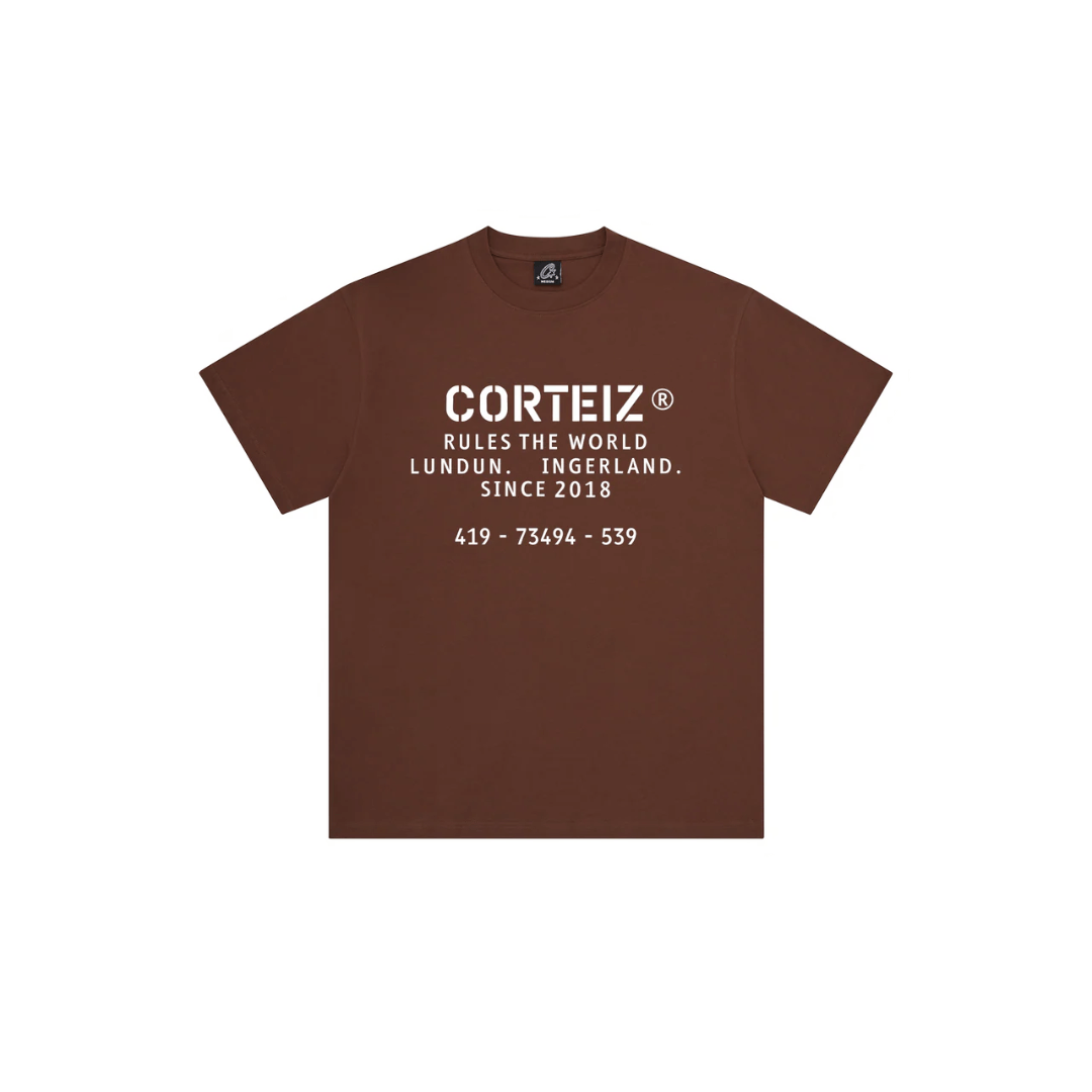 Corteiz OG Stencil Tee (Brown)