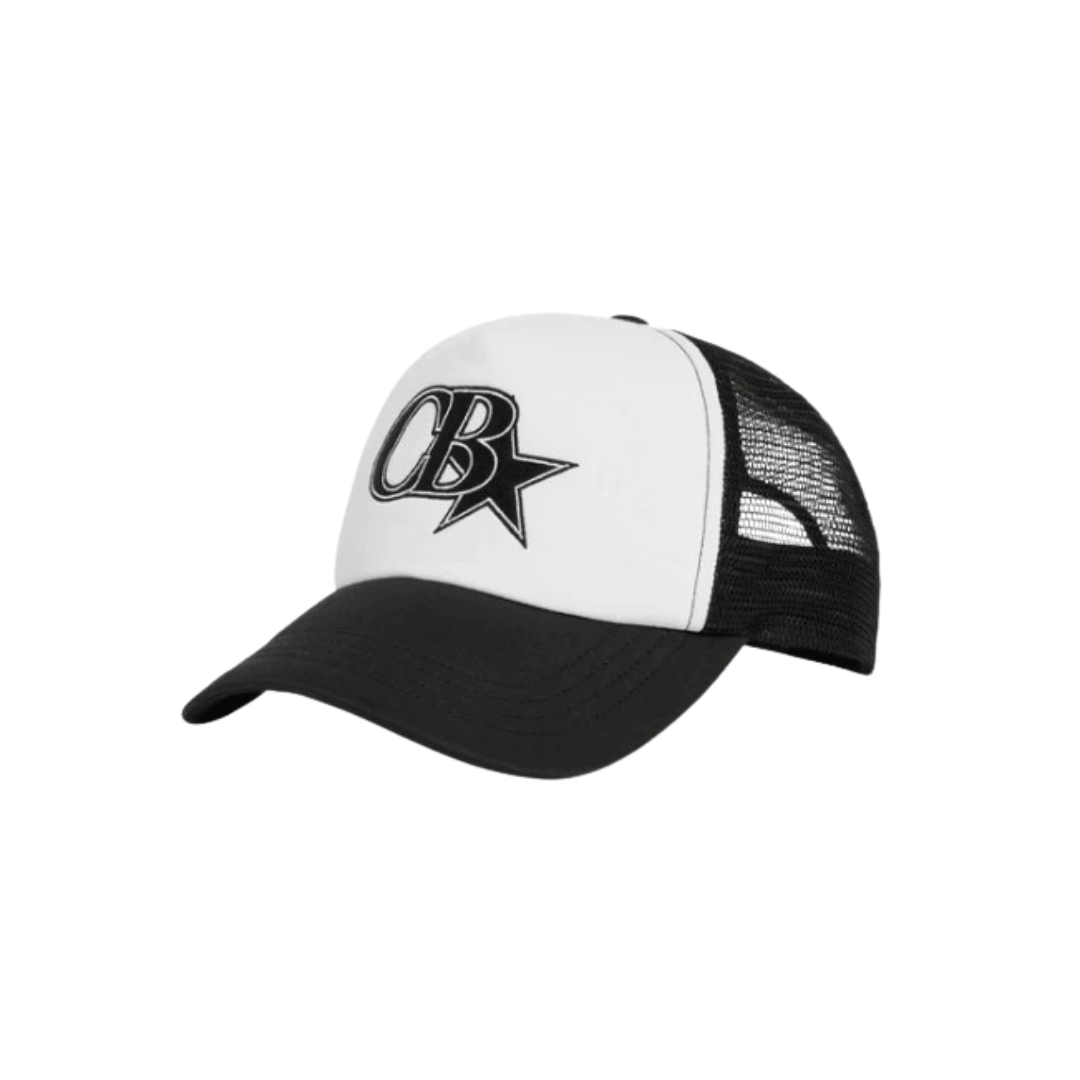 Cole Buxton Vintage Star Trucker Cap Black