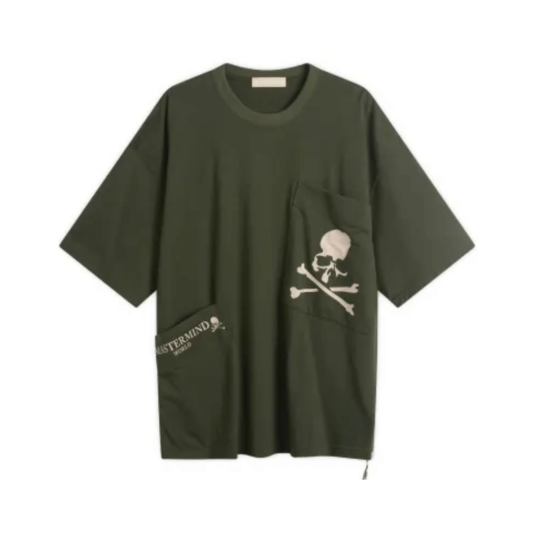 Mastermind World Multi Pocket Short Sleeve T-Shirt Olive
