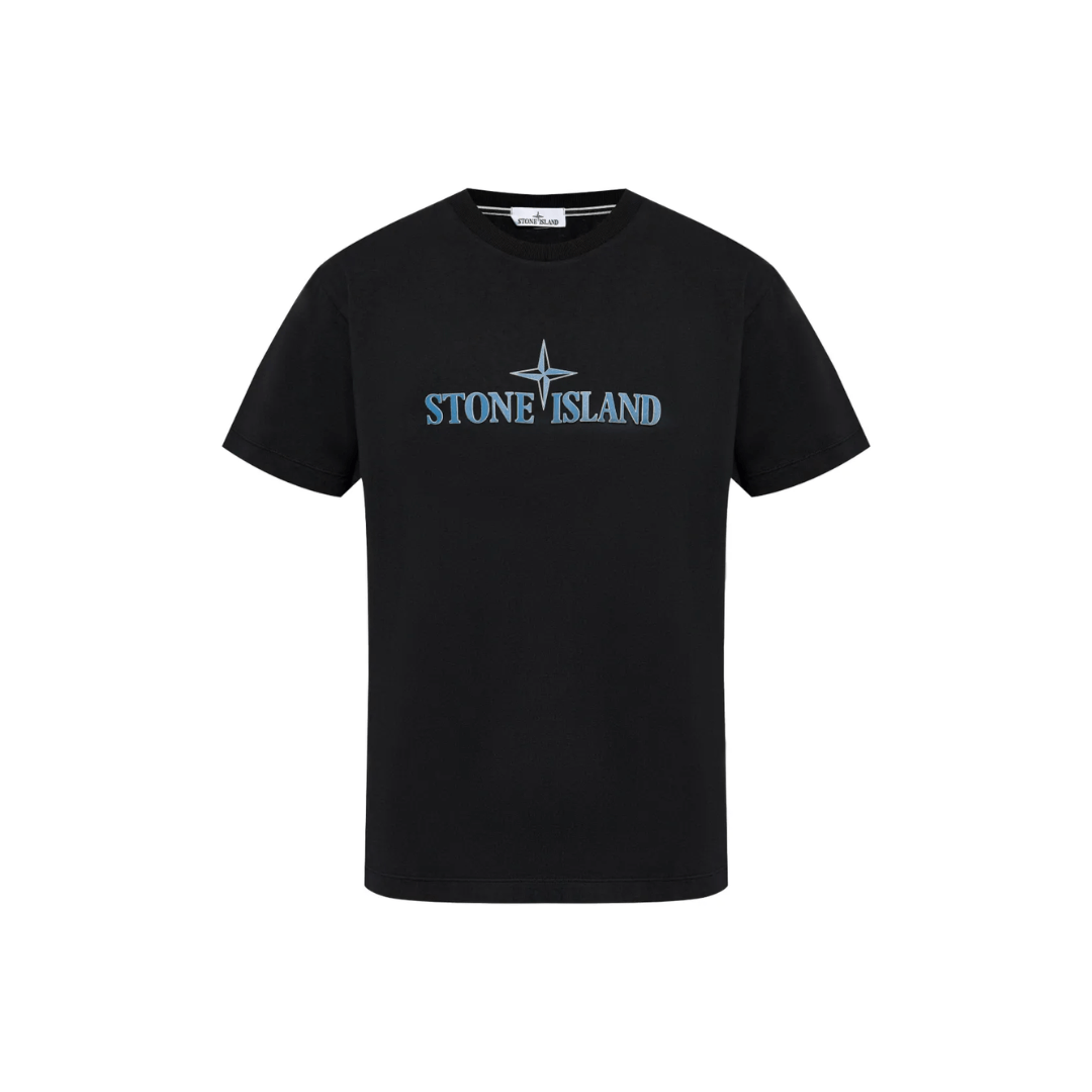 Stone Island Compass-appliqué cotton T-shirt (Via Shipping Only)