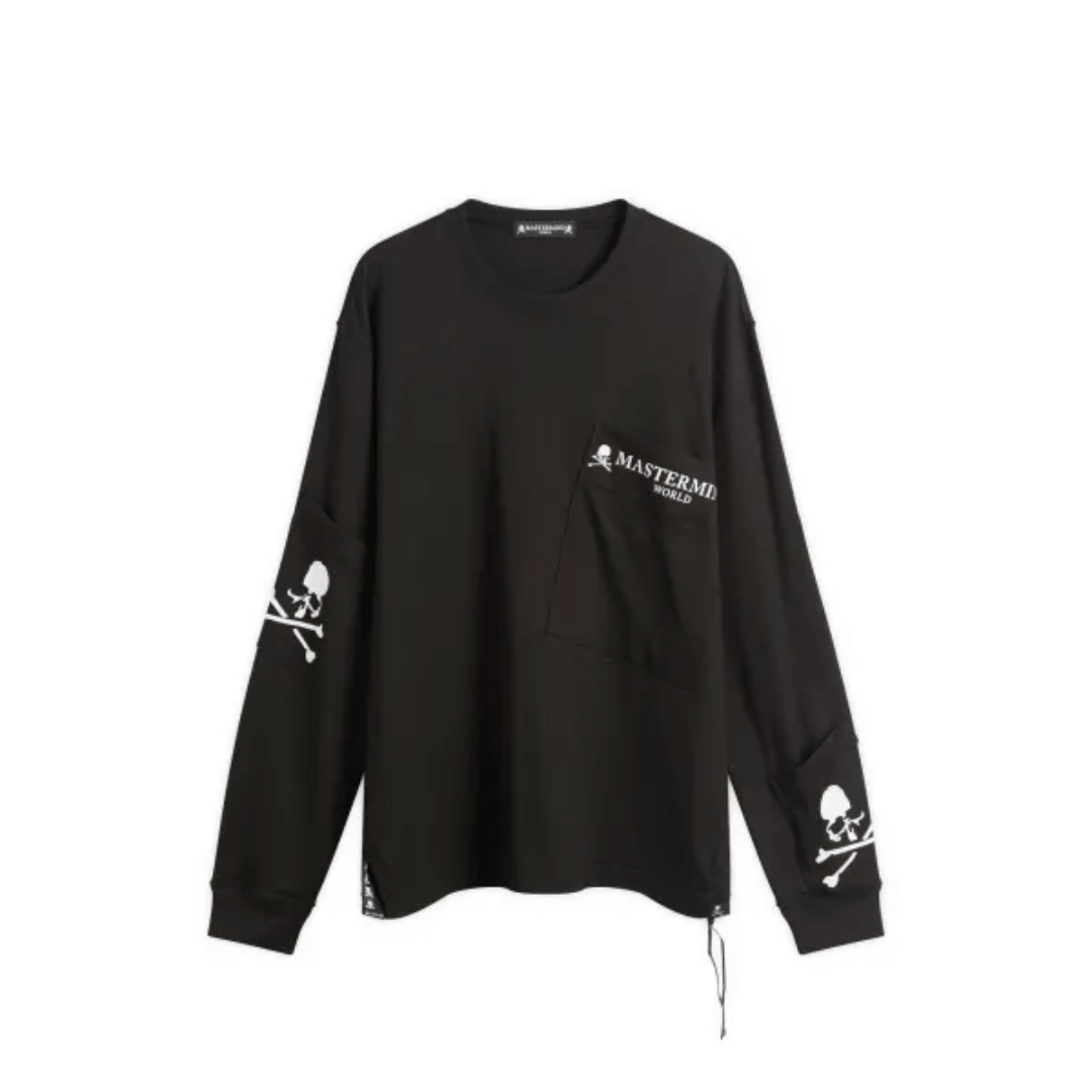 Mastermind World Multi Pocket Long Sleeve T-Shirt Black