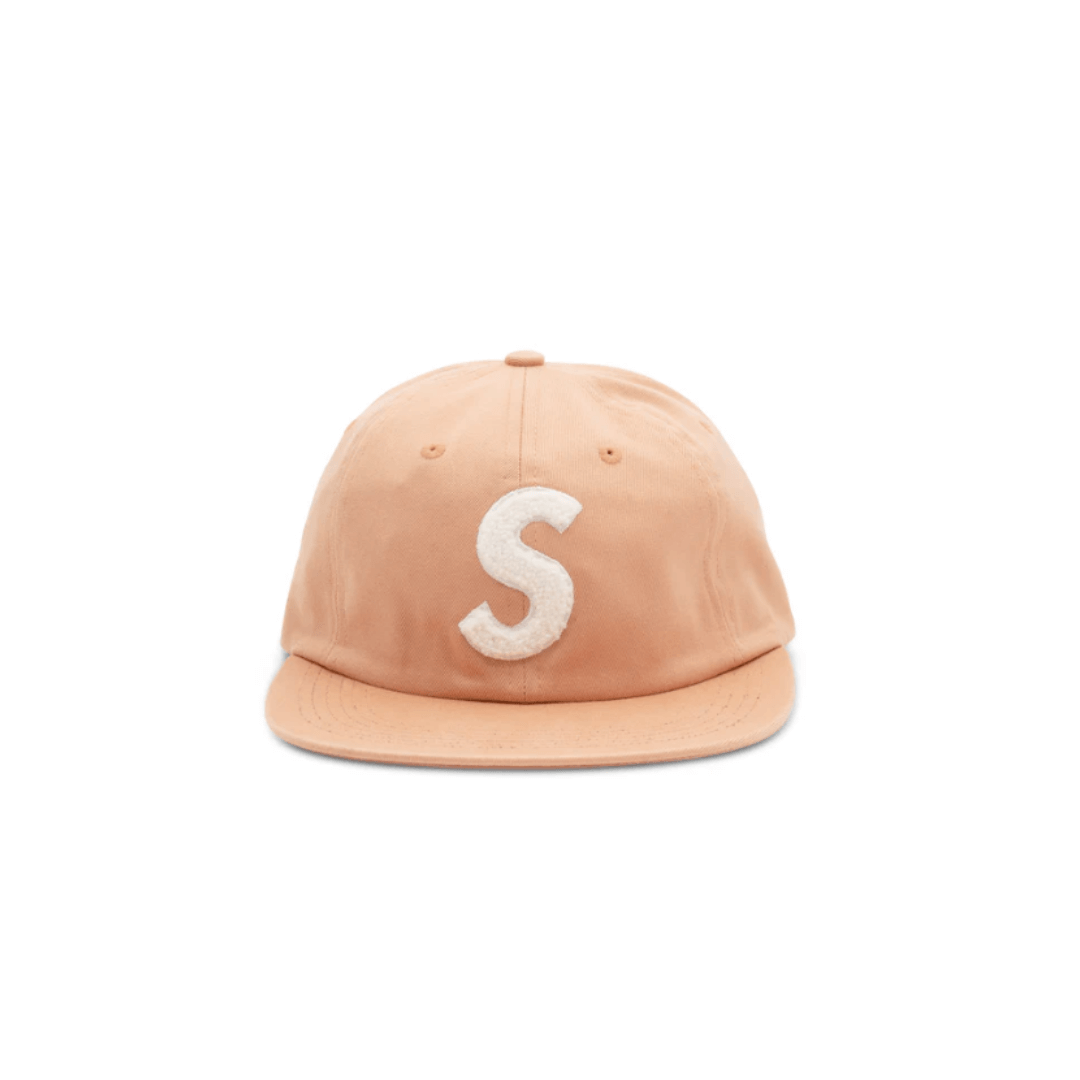 Supreme Chenille S Logo 6 Panel Coral