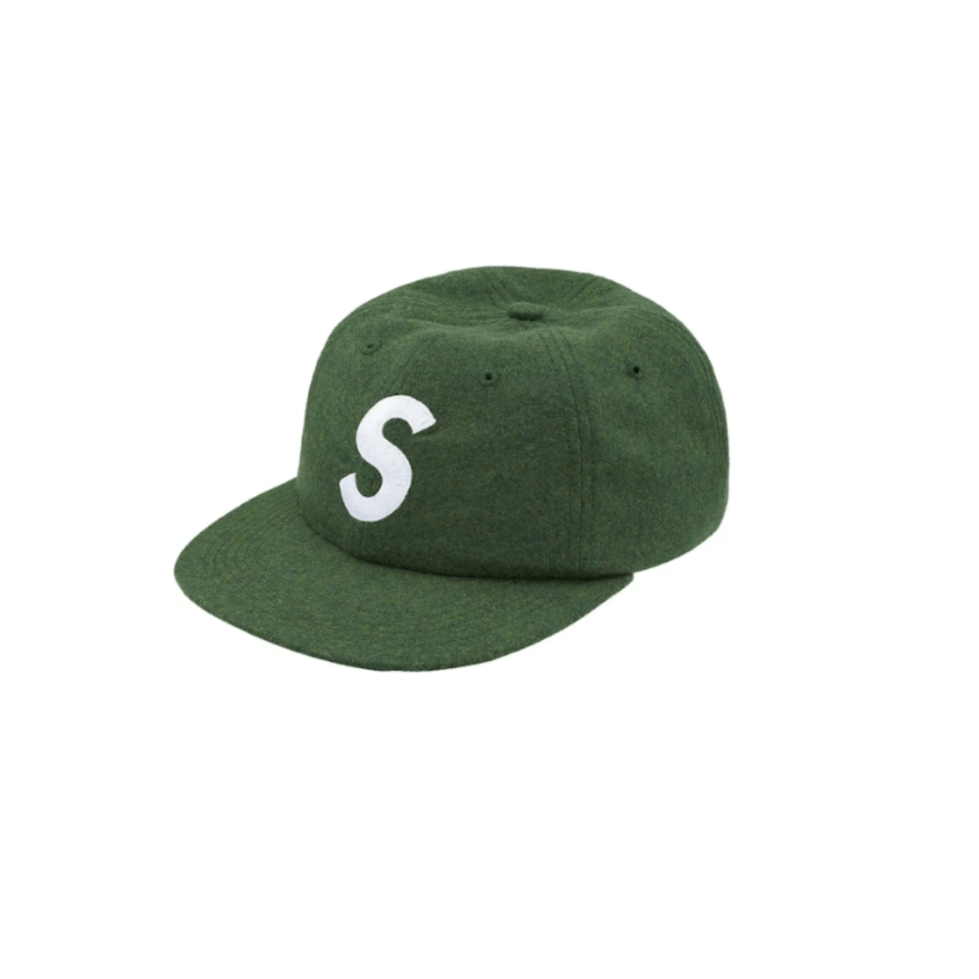 Supreme Wool S Logo 6-Panel FW19 Green