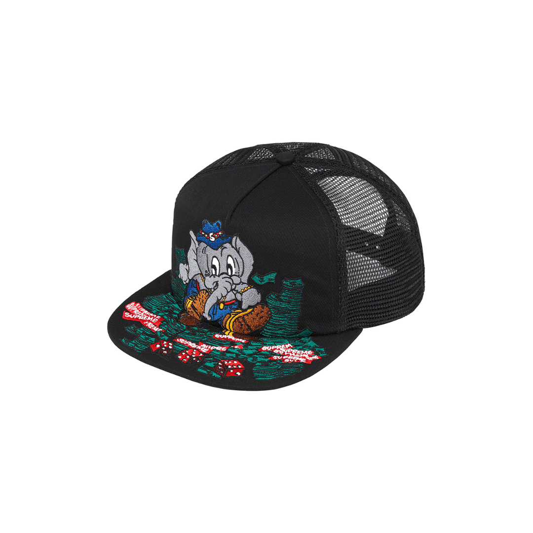 Supreme Elephant Mesh Back 5-Panel Black