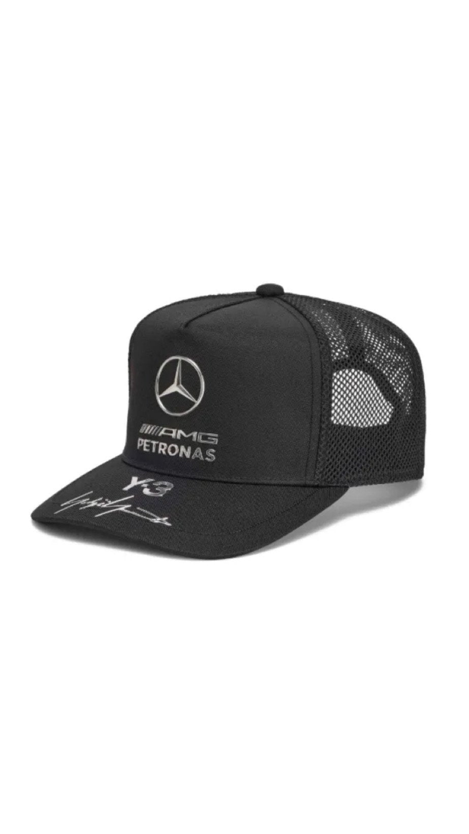 Y3 x AMG Mercedes Trucker Cap Black