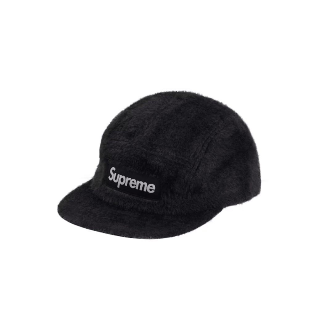 Supreme Faux Fur Camp Cap Black