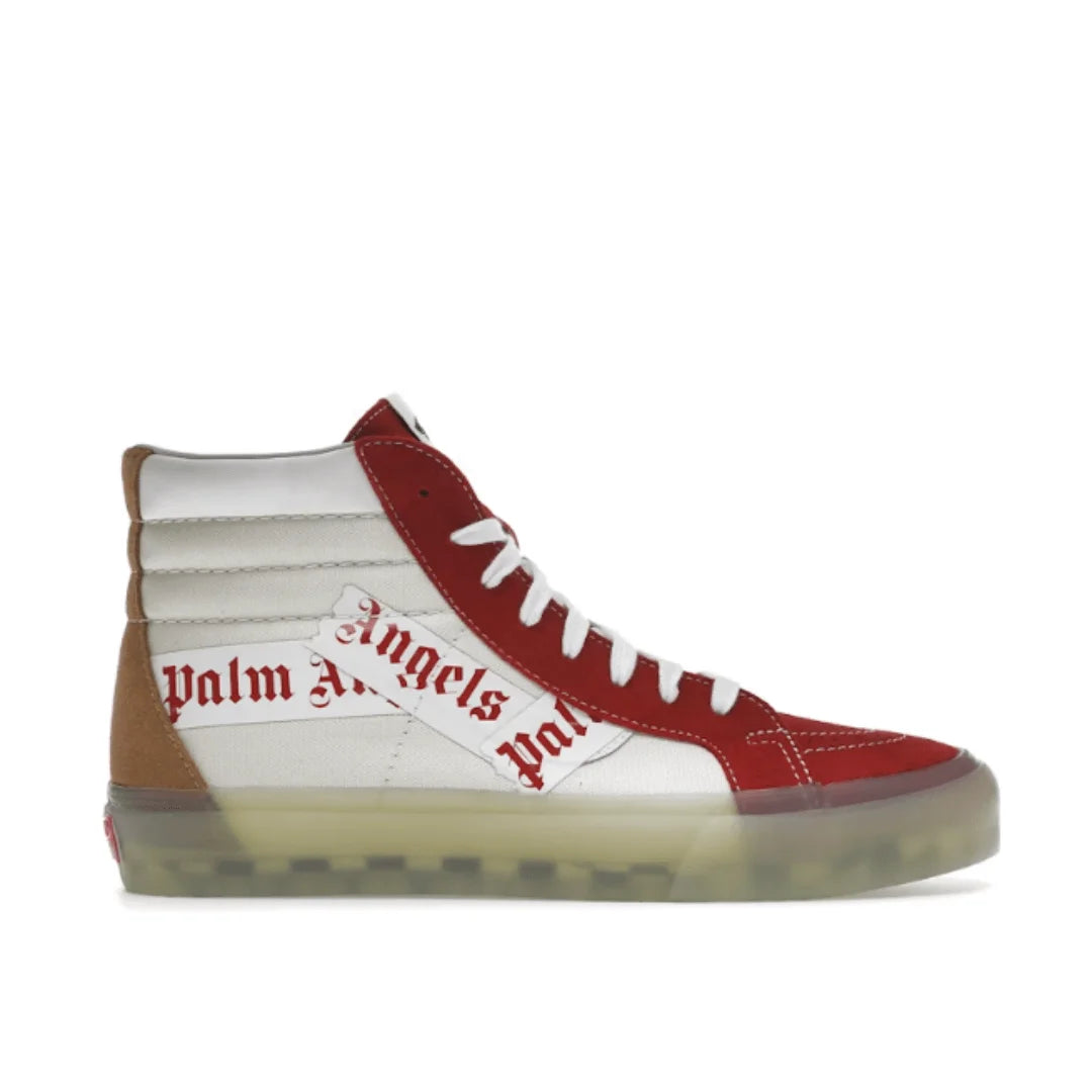 Palm Angels x Vans Sk8-Hi Reissue Sneakers White Red