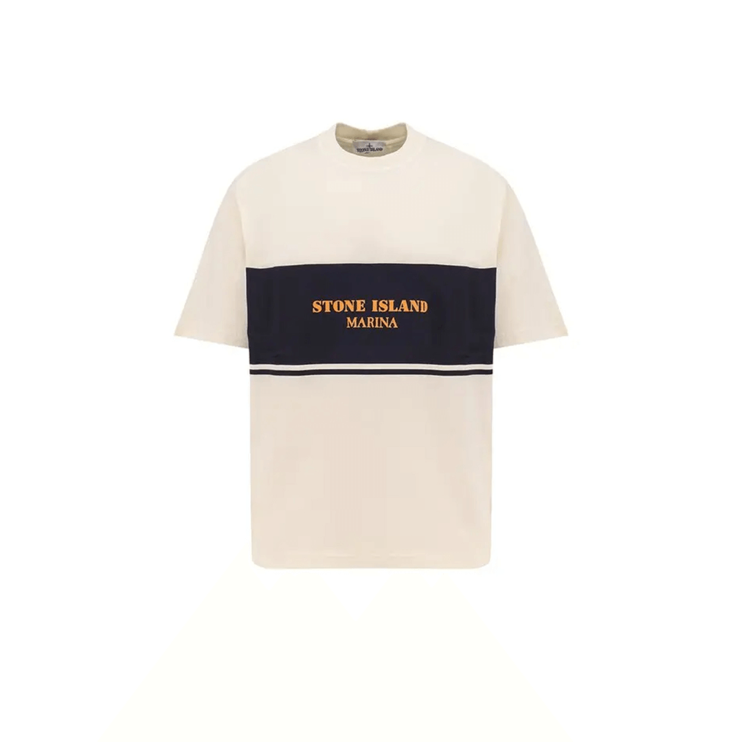 Stone Island -T-shirt Marina ecru (Via Shipping Only)