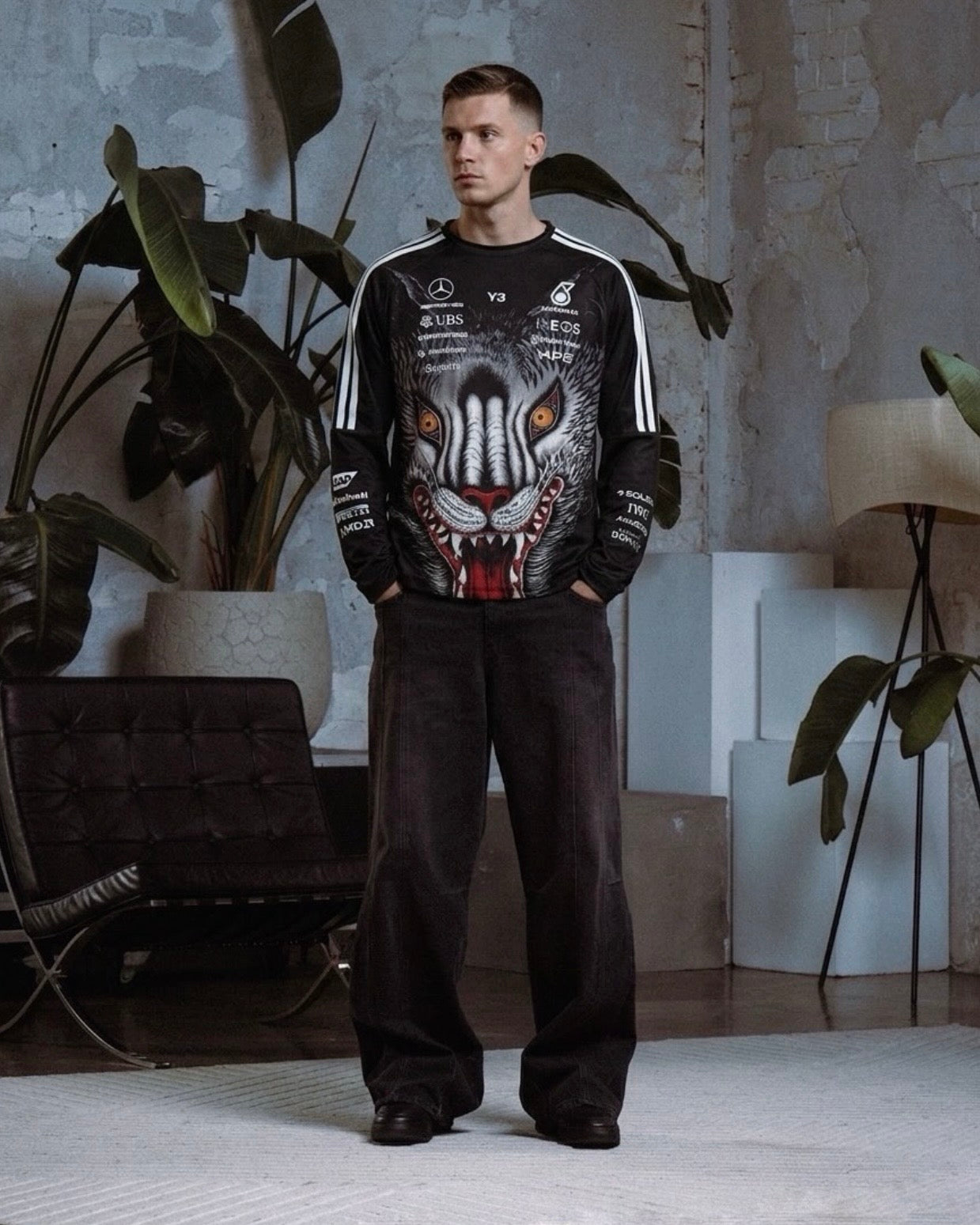 Y3 x Mercedes AMG F1 Jersey Longsleeve 2026