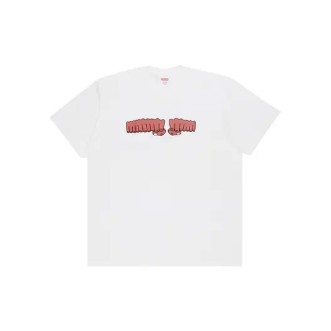 Supreme x Toy Machine Fist Tee 'White'