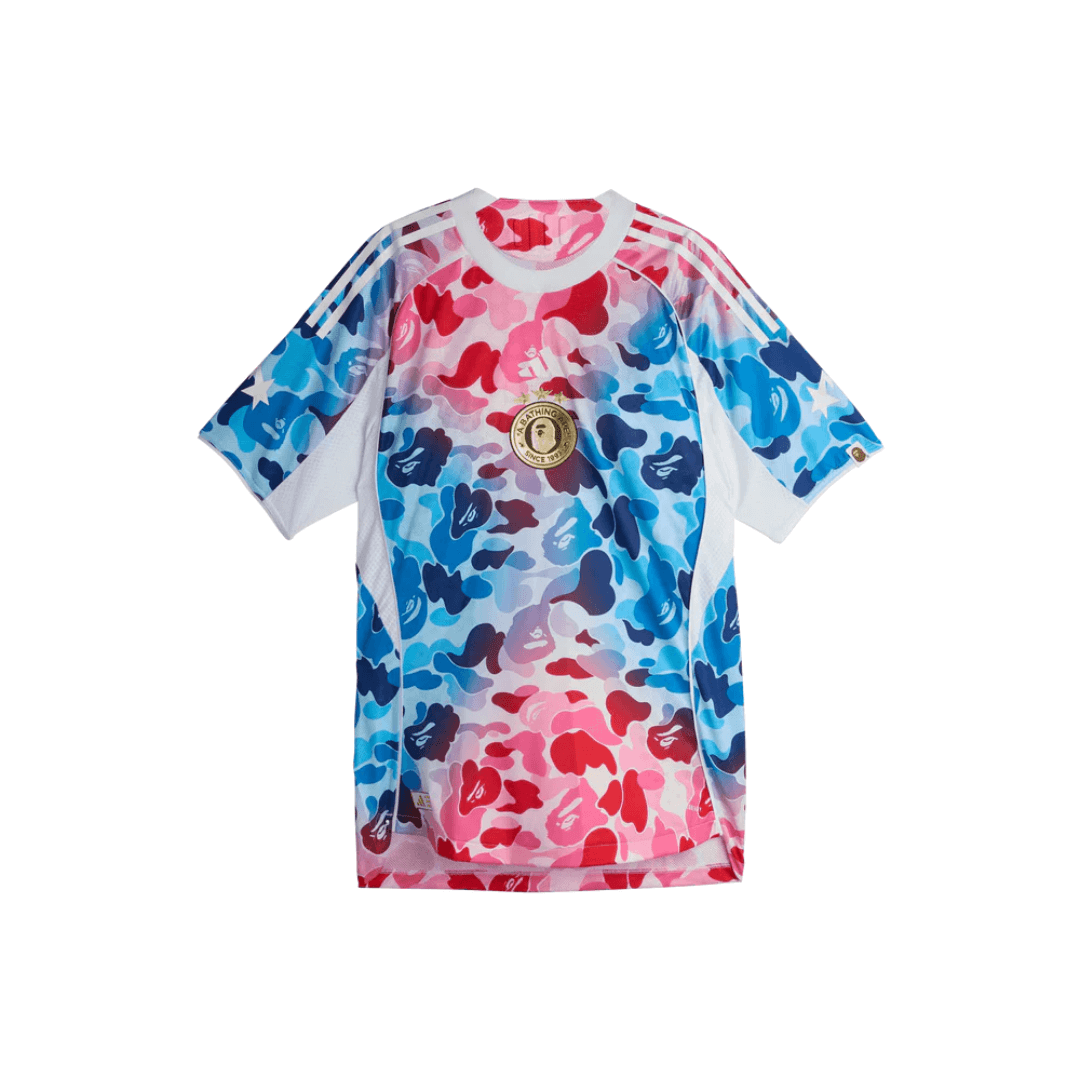 Adidas x Bape Football Jersey (Shock Blue)