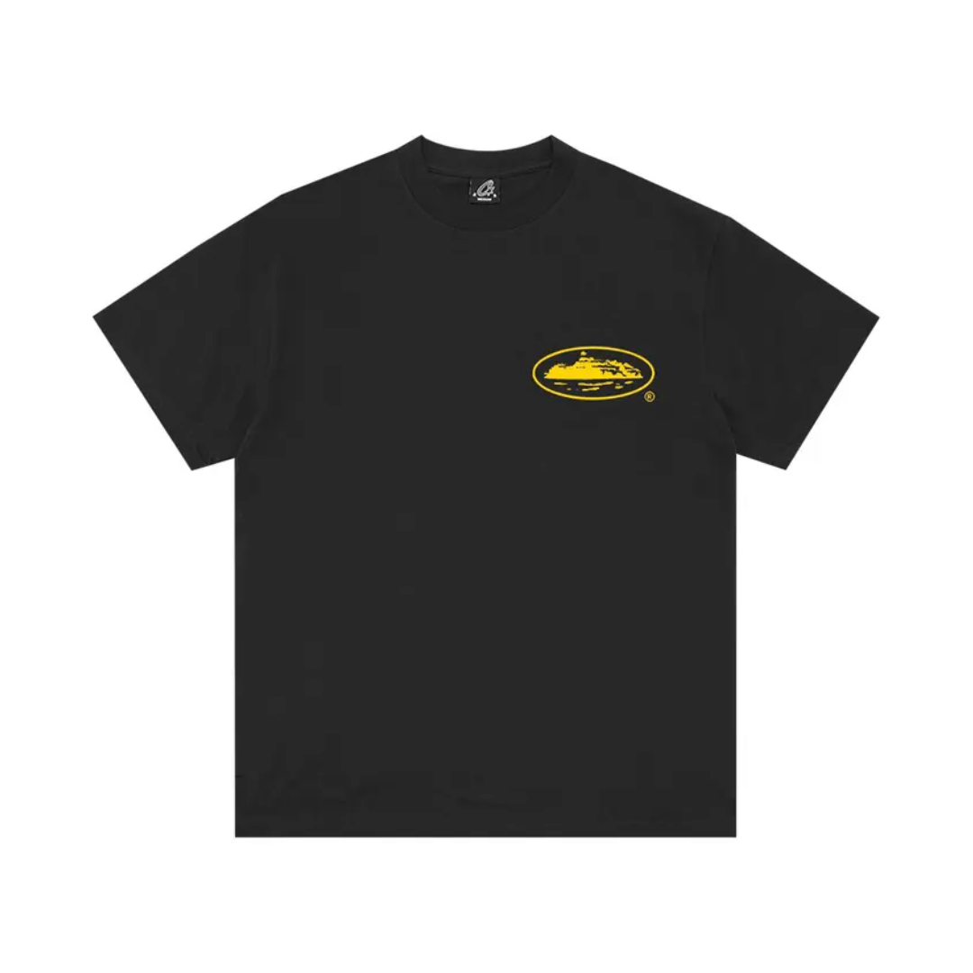 Corteiz OG island tee black/yellow