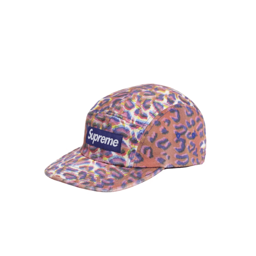 Supreme Washed Chino Twill Camp Cap (FW24) Leopard
