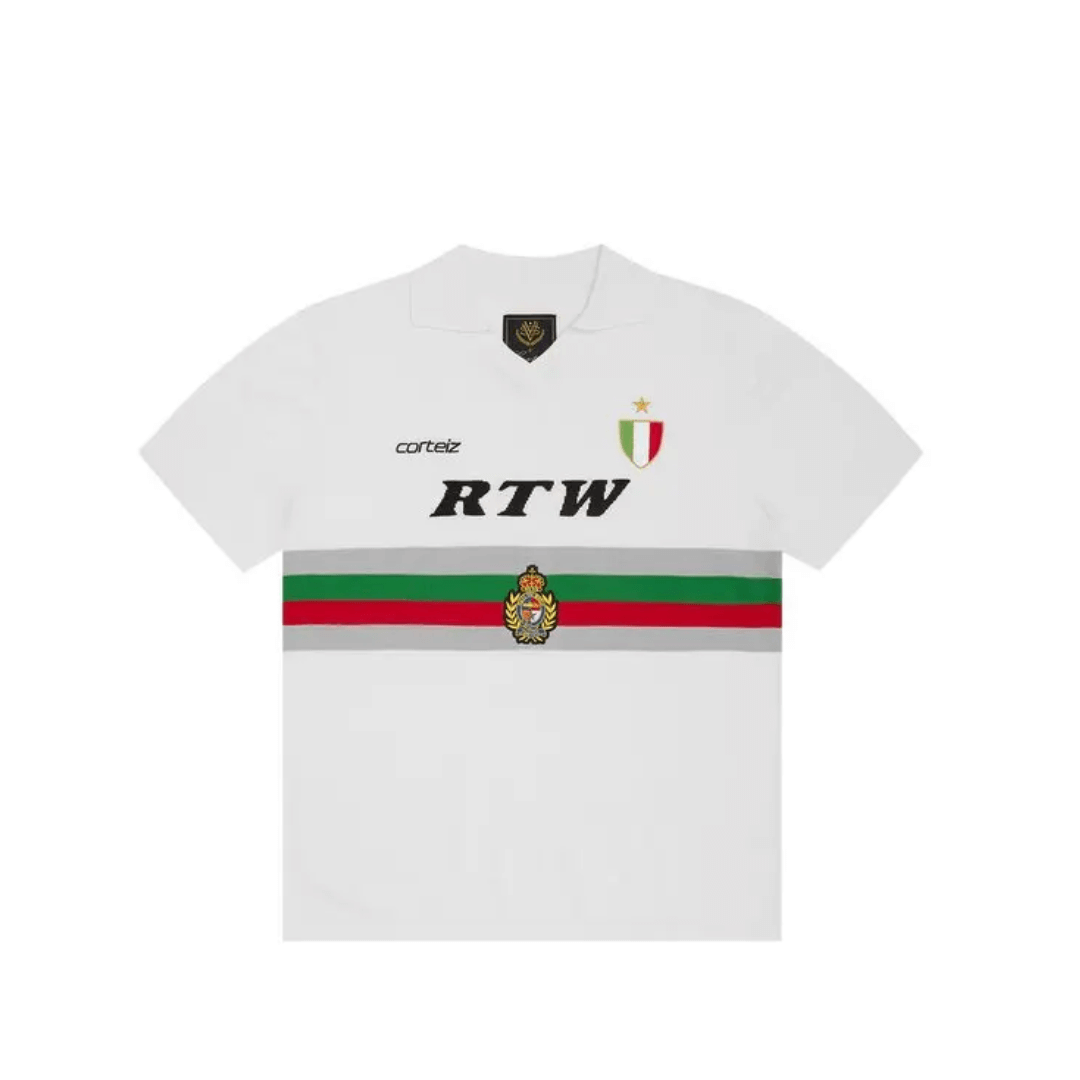 Corteiz Serie a Knit Jersey White