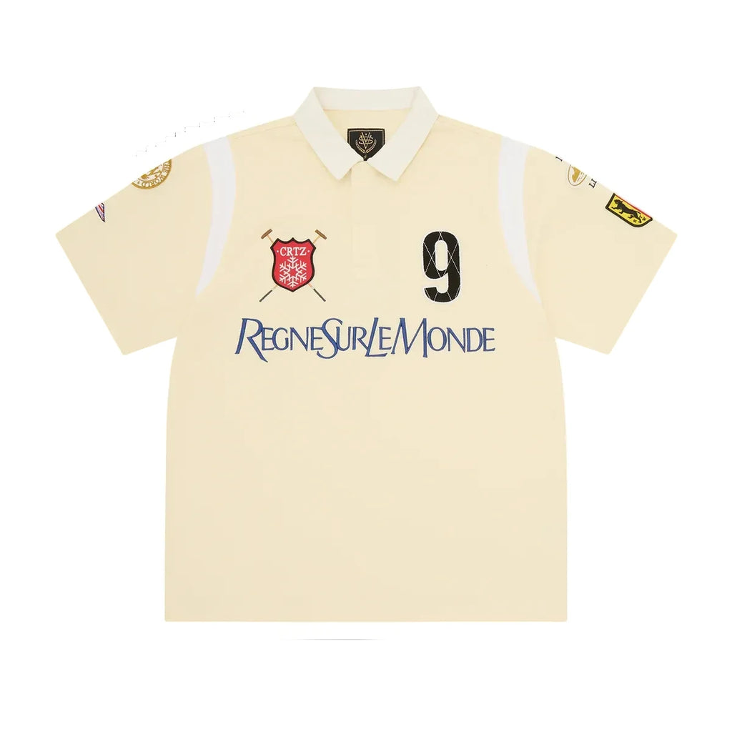 Corteiz Alpine Polo Shirt RSLM Cream