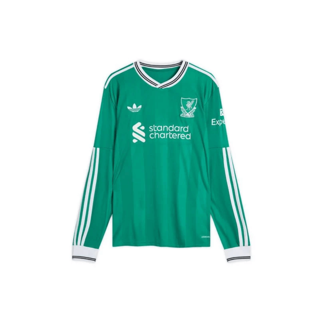 Adidas Green Liverpool Fc 25/26 3Rd Jersey Longsleeve Top)