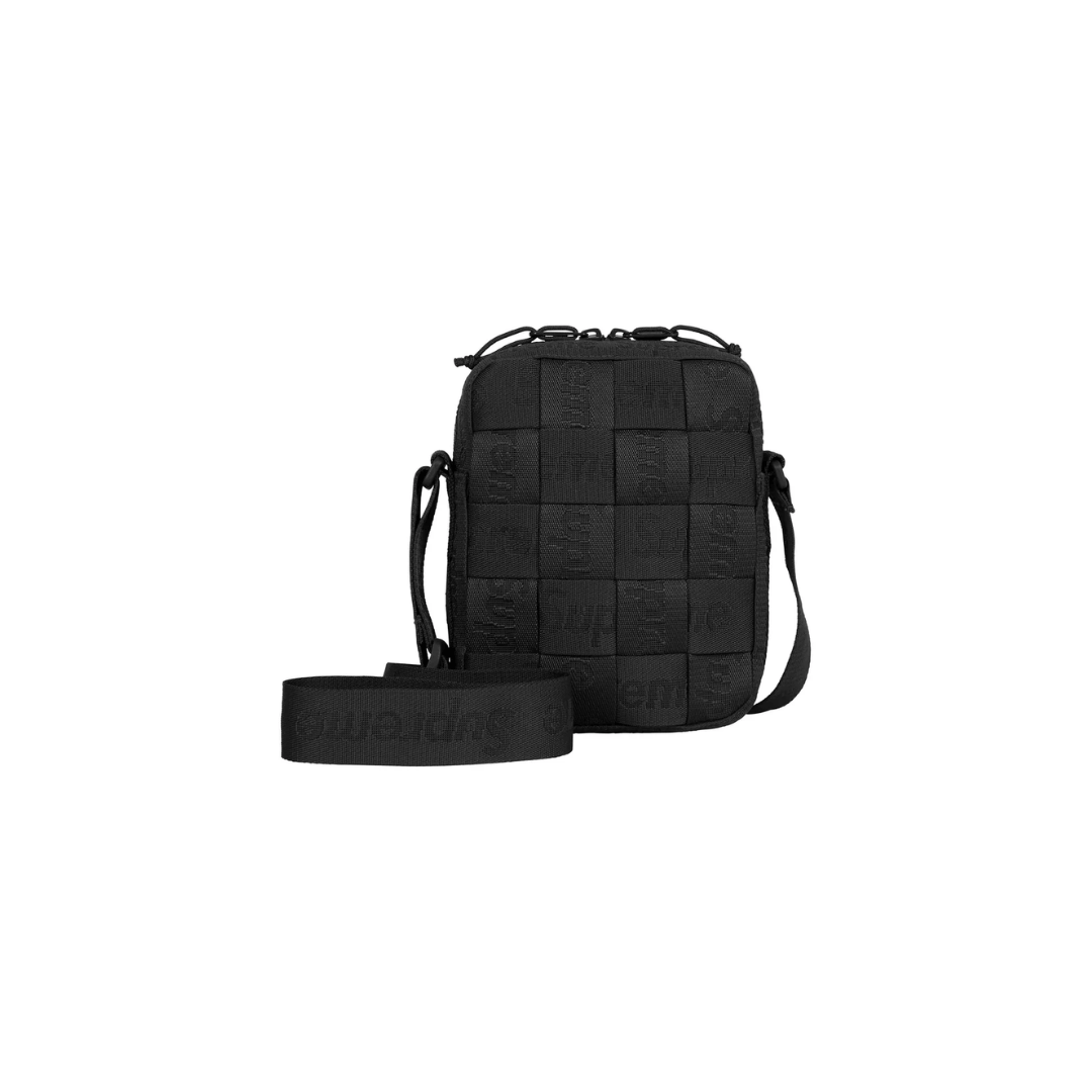 Supreme Woven Shoulder Bag Black (SS24)