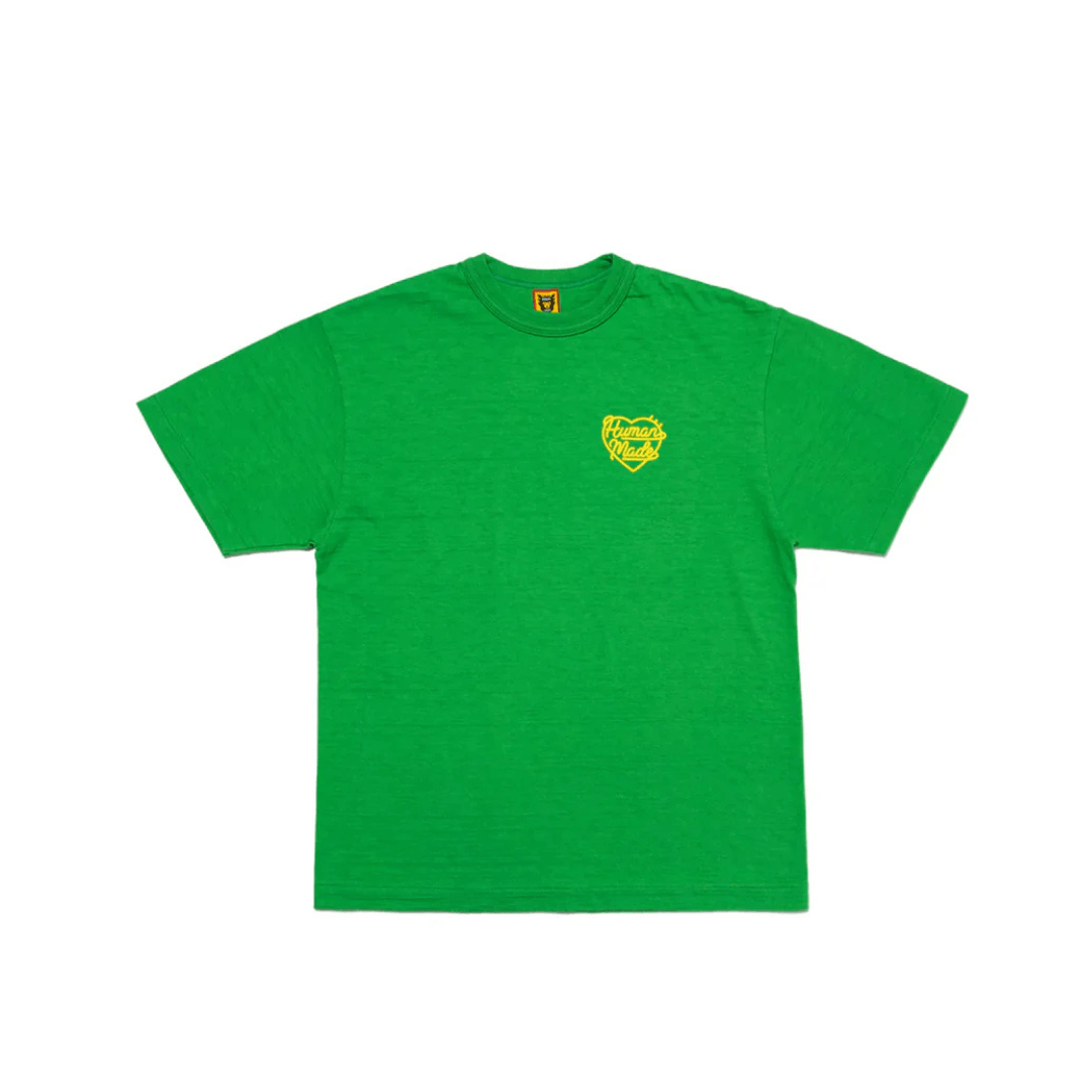 Human Made Coloured Small Heart Tee Green