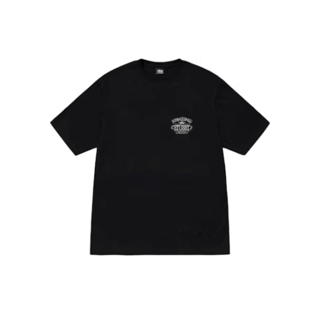 Stussy Worldwide Pigment Dyed Tee Black