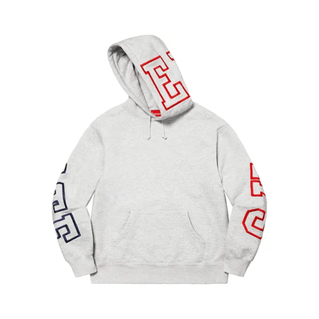 Supreme State Hooded Sweatshirt 'Ash Grey'