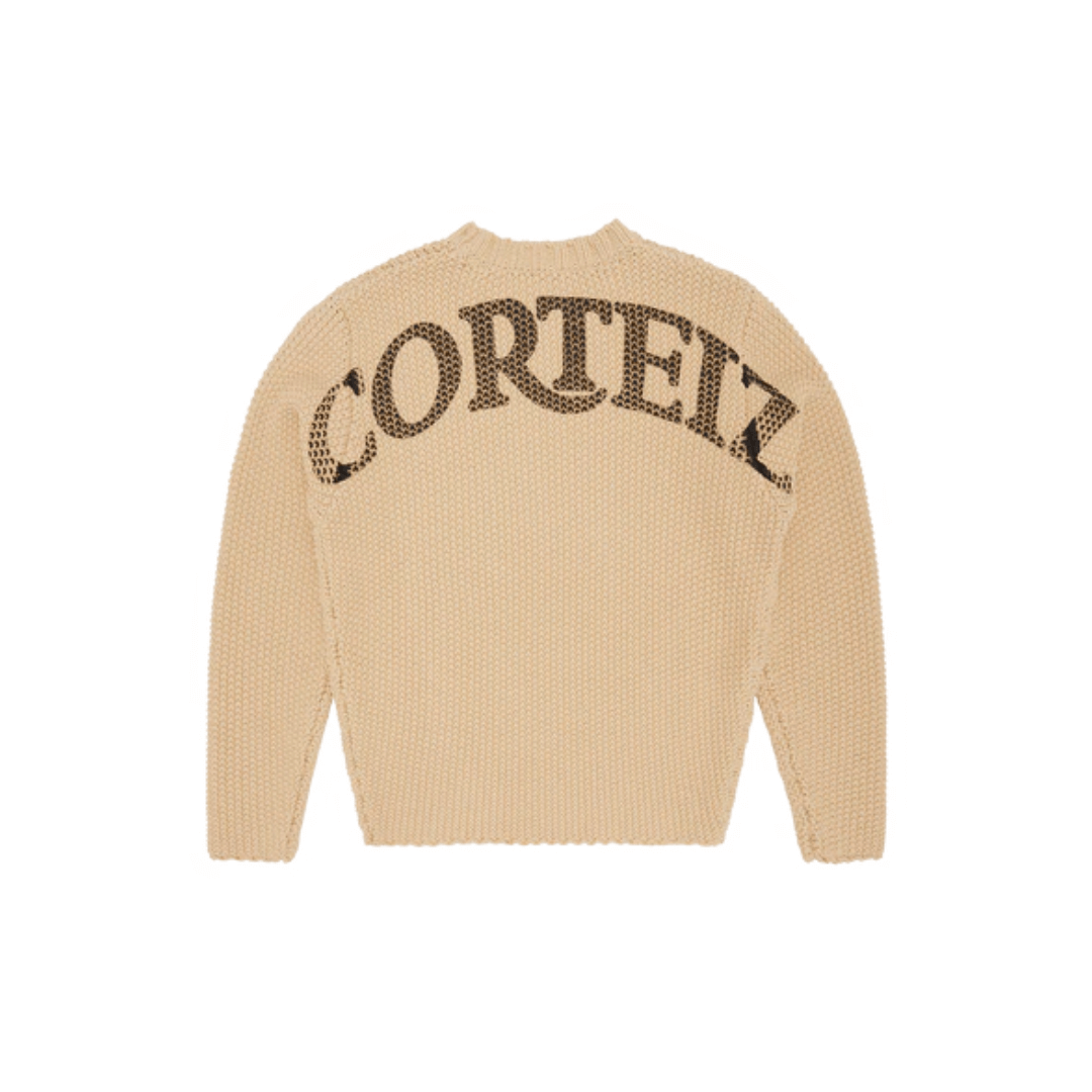 Corteiz Heavy Knit Royale Sweater [Natural]