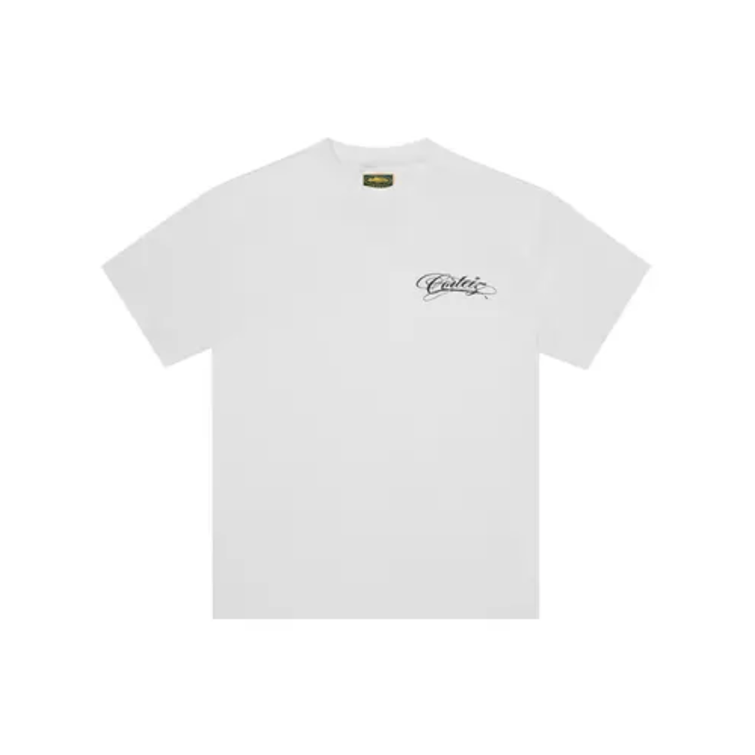 Corteiz Serif Heavyweight Tee 'Off White'