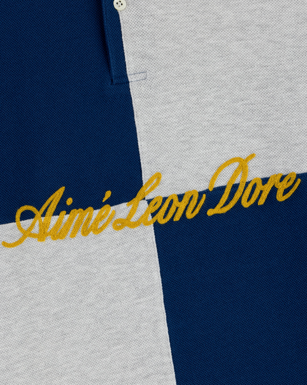 Aime Leon Dore Color Block Pique Polo