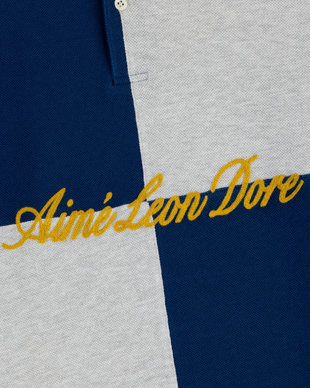 Aime Leon Dore Color Block Pique Polo