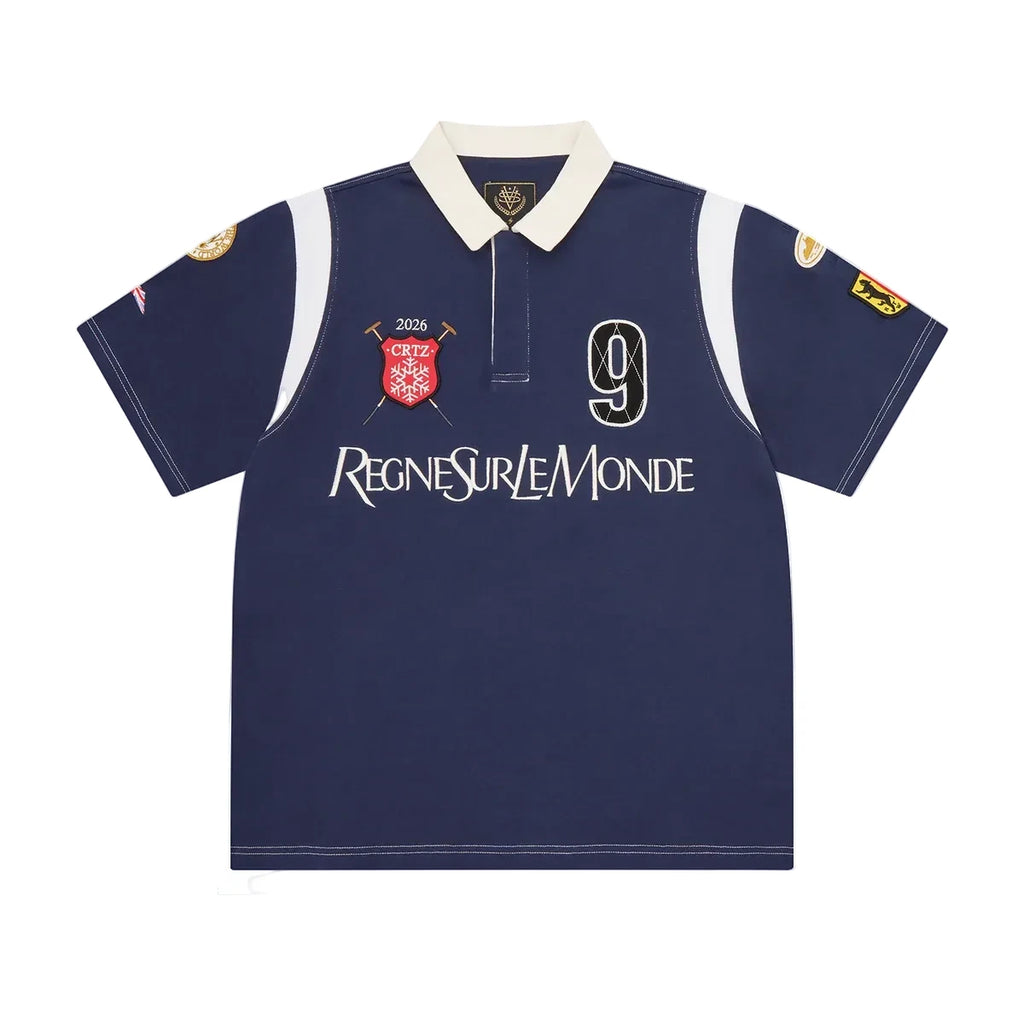 Corteiz Alpine Polo Shirt RSLM Navy