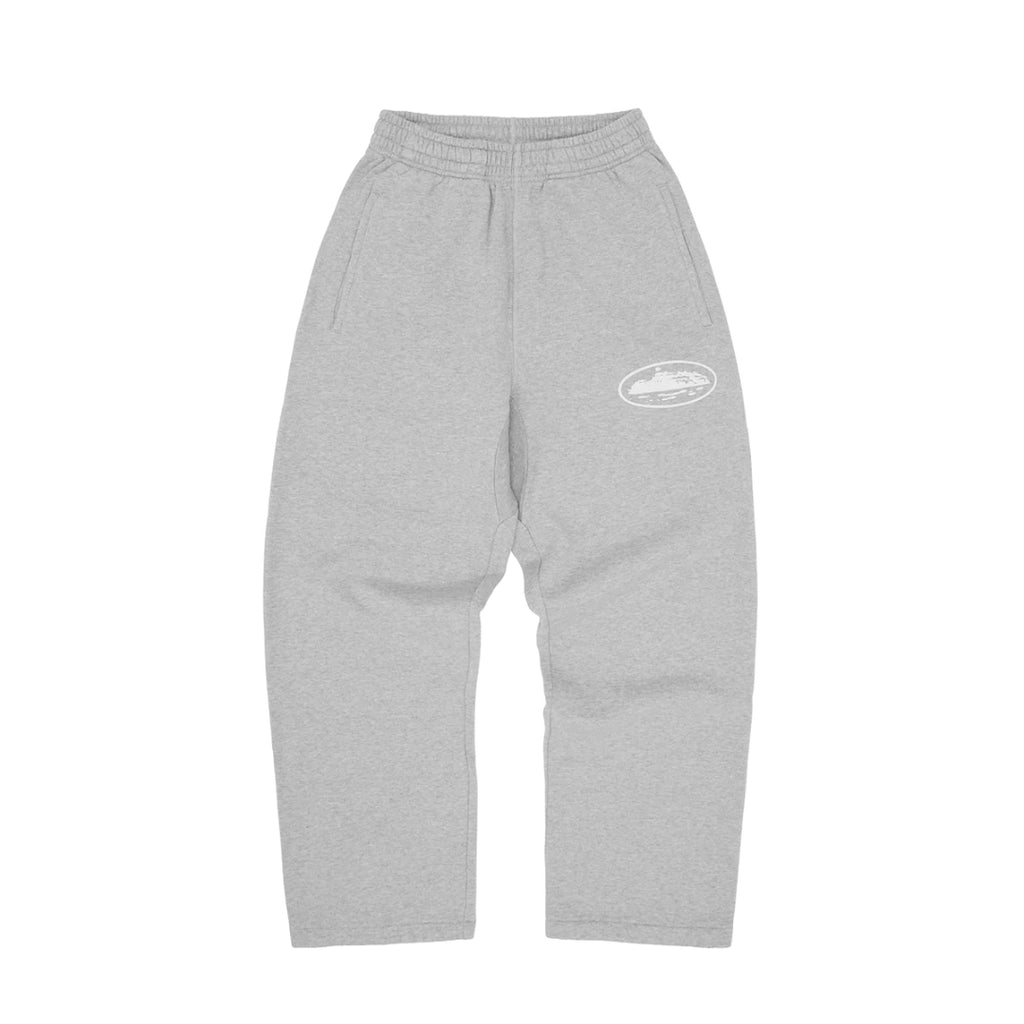 Island Puff Print Open Hem Sweatpant