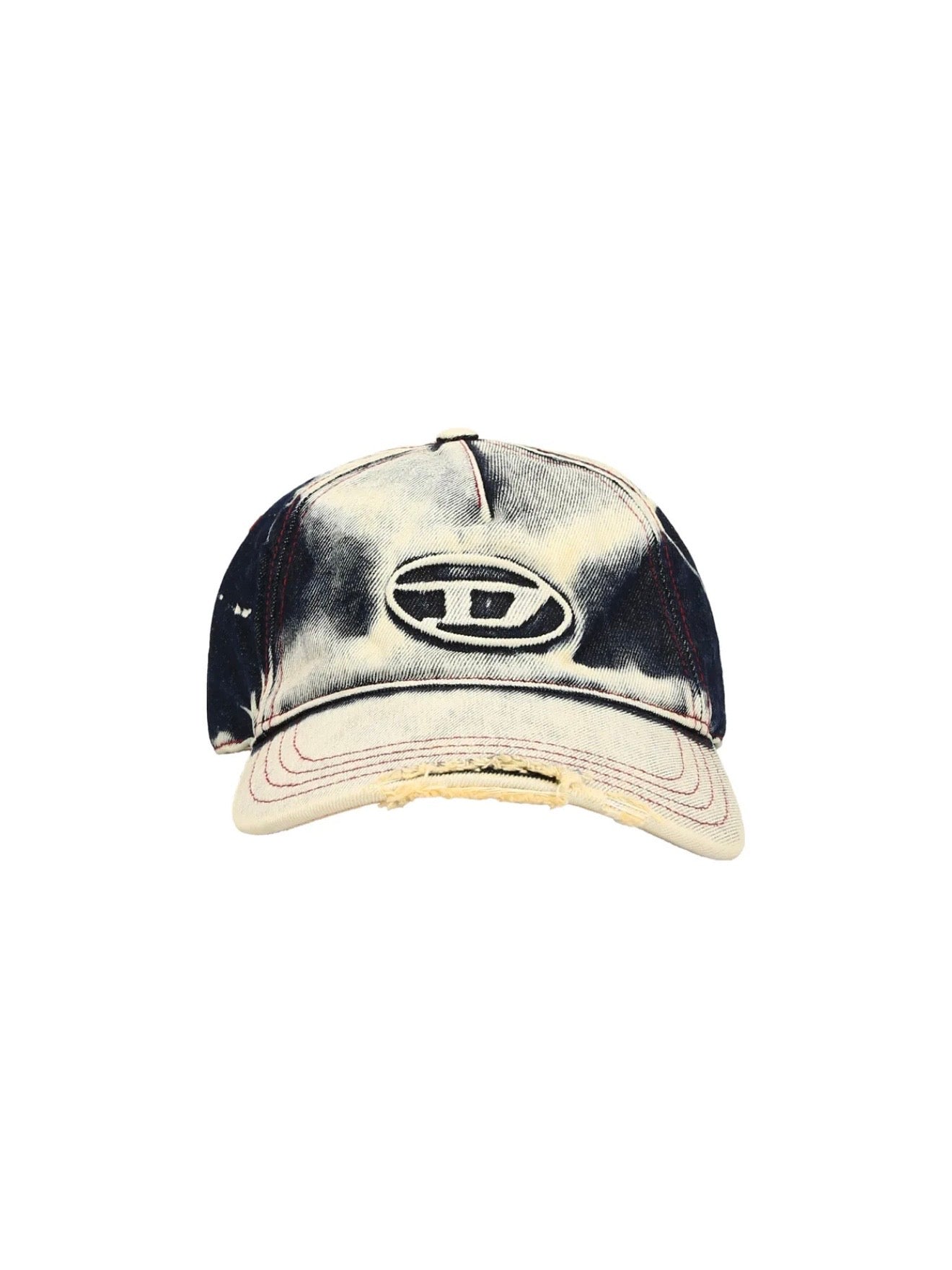 Diesel Washed Logo Patch Baseball Cap