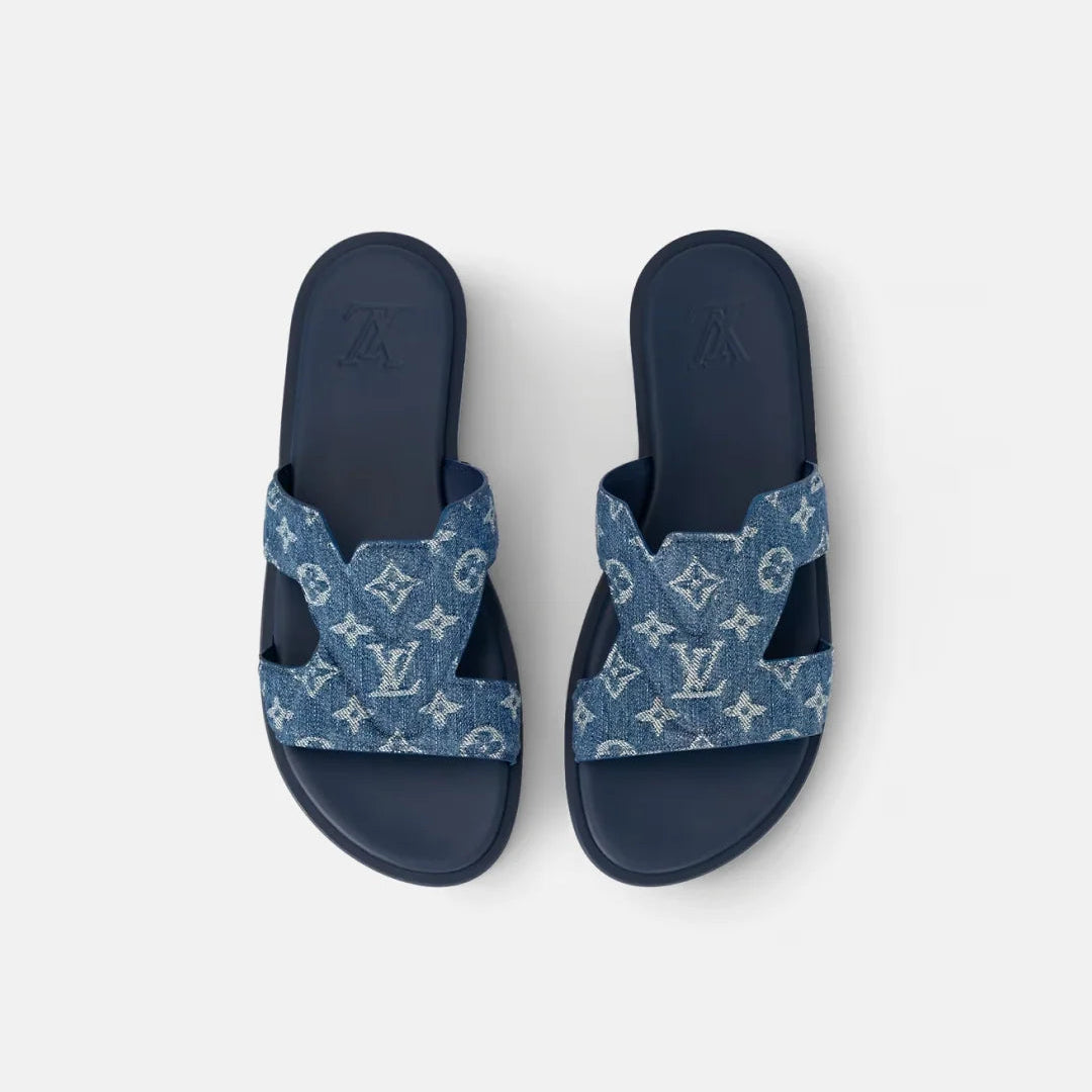 Dép Nam Louis Vuitton LV Oasis Mules 'Blue'